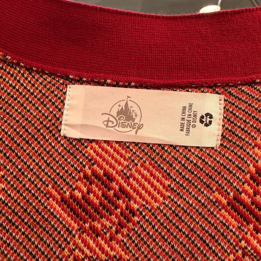 Red Disney Mickey Mouse button down cardigan 2xl - image 2
